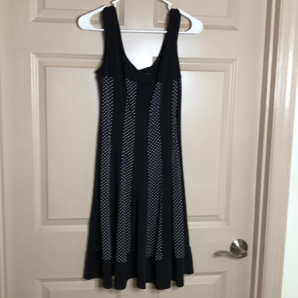 Size 12 black and white polka dot dress